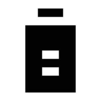 Battery icon. Suitable for website UI design vector