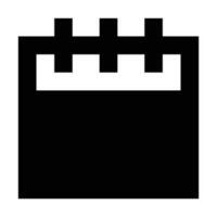 Calendar icon. Suitable for website UI design vector