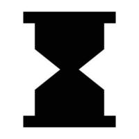 Hourglass icon. Suitable for website UI design vector