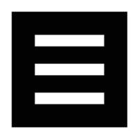 Menu icon. Suitable for website UI design vector
