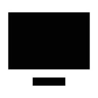 Monitor icon. Suitable for website UI design vector