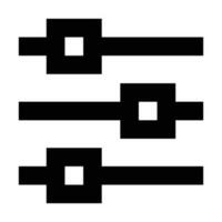 Settings icon. Suitable for website UI design vector