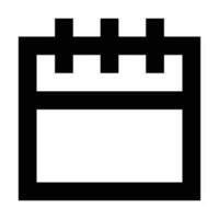 Calendar icon. Suitable for website UI design vector
