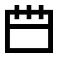 Calendar icon. Suitable for website UI design vector