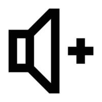Volume Up icon. Suitable for website UI design vector