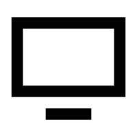 Monitor icon. Suitable for website UI design vector