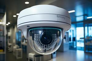 Security camera captures 3D-rendered intrusion within its surveillance zone photo