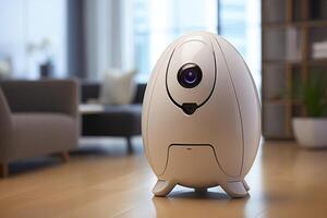 Automated sentry, Robotic man-shaped security camera guarantees vigilant surveillance photo