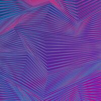 Blue purple refracted lines abstract background vector