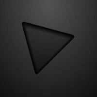 Abstract black triangle technology background vector