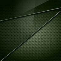 Dark metallic perforated texture with glass vector