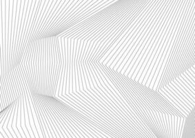 Abstract grey 3d lines refraction minimal background vector