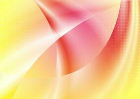 Colorful abstract smooth waves background vector