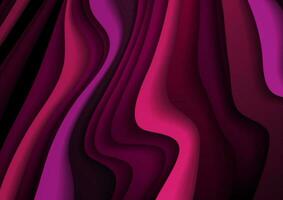 Abstract purple corporate curved waves background vector