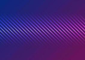 Blue ultraviolet neon laser glowing lines abstract background vector