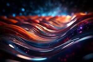 Abstract interstellar backdrop for Star Trek's faster-than-light space travel photo