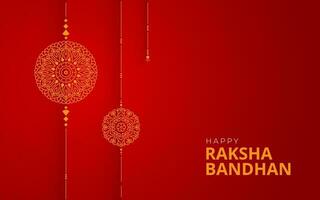 Happy Raksha Bandhan Greeting Background Design Illustration vector