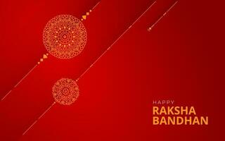 Happy Raksha Bandhan Greeting Background Design Illustration vector