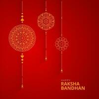 Happy Raksha Bandhan Greeting Background Design Illustration vector