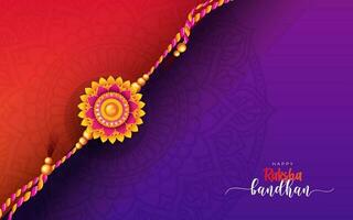 Happy Raksha Bandhan Greeting Background Design Illustration vector