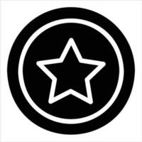 star in flat design style vector