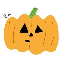 Hallween Pumpkin Single vector