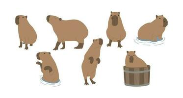 Cute Capybara Vector Art, Icons, and Graphics for Free Download