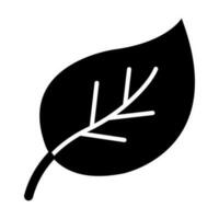 Leaf Vector Glyph Icon For Personal And Commercial Use.