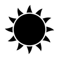 Sun Vector Glyph Icon For Personal And Commercial Use.