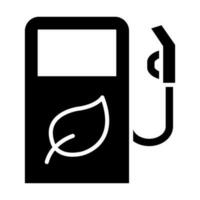 Eco Fuel Vector Glyph Icon For Personal And Commercial Use.