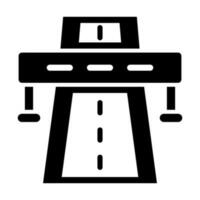 Highway Vector Glyph Icon For Personal And Commercial Use.