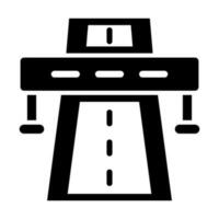 Highway Vector Glyph Icon For Personal And Commercial Use.