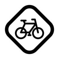 bicicleta vector glifo icono para personal y comercial usar.