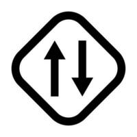 Two Way Vector Glyph Icon For Personal And Commercial Use.