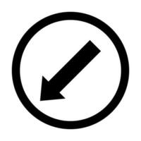 keep Right Vector Glyph Icon For Personal And Commercial Use.