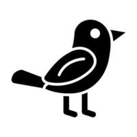 Bird Vector Glyph Icon For Personal And Commercial Use.