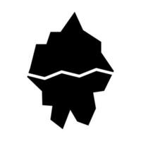 Iceberg Vector Glyph Icon For Personal And Commercial Use.