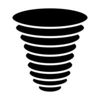 Windstorm Vector Glyph Icon For Personal And Commercial Use.
