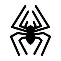 araña vector glifo icono para personal y comercial usar.