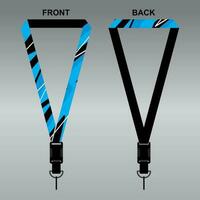 Lanyard Template Design For Company Purposes And More vector