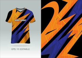 diseño de jersey camiseta de sublimación patrón geométrico premium increíble colección de vectores para fútbol fútbol carreras ciclismo juegos motocross deportes