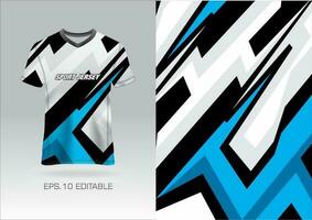 diseño de jersey camiseta de sublimación patrón geométrico premium increíble colección de vectores para fútbol fútbol carreras ciclismo juegos motocross deportes