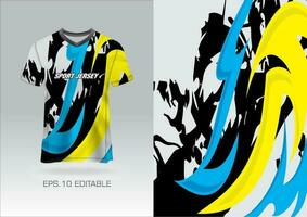 diseño de jersey camiseta de sublimación patrón geométrico premium increíble colección de vectores para fútbol fútbol carreras ciclismo juegos motocross deportes