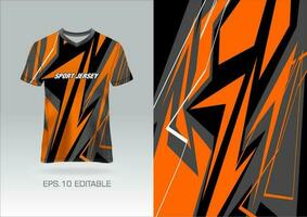 Jersey design sublimation t shirt Premium geometric pattern Incredible Vector collection for Soccer football racing cycling gaming motocross sports