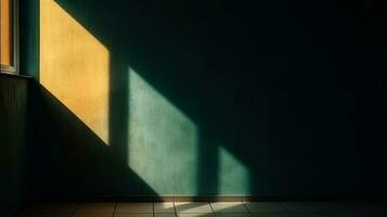 light and shadow from the window. photo