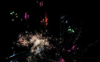 Abstract fireworks celebration photo