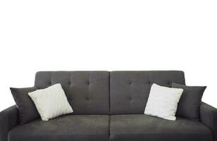 classic sofa isolated on white background photo