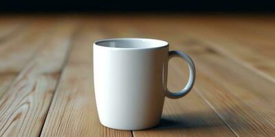 Coffee cup blurred background, AI Generateand photo