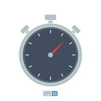 Stopwatch isolated icon EPS10. vector