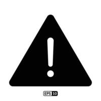 Warning, attention symbol. vector